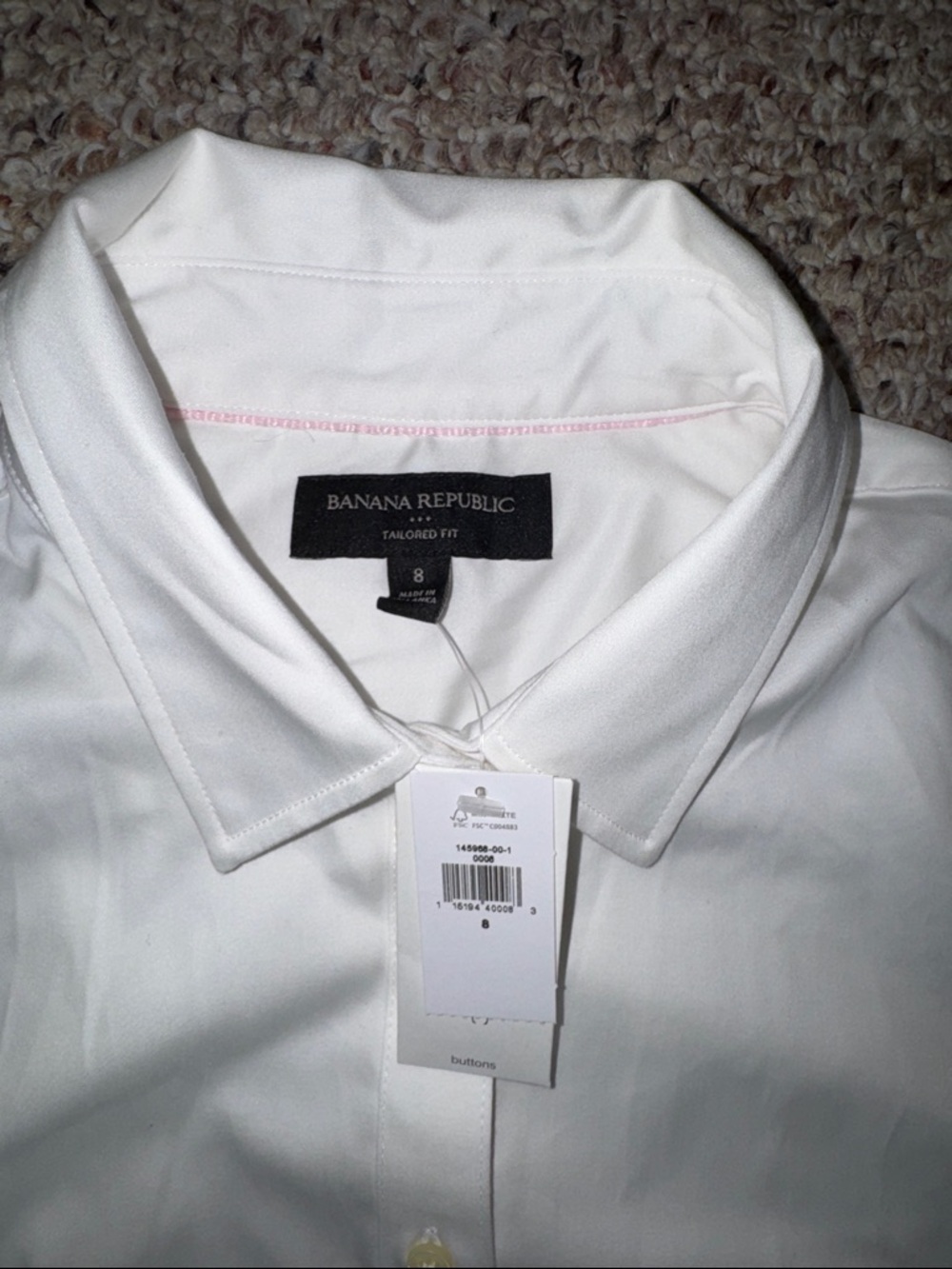 Banana Republic Tailored Fit Women’s Dress Shirt - NWT - Picture 2 of 12